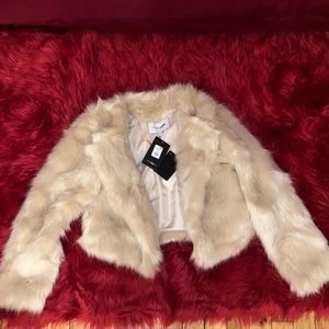 Fashion nova faux fur coat